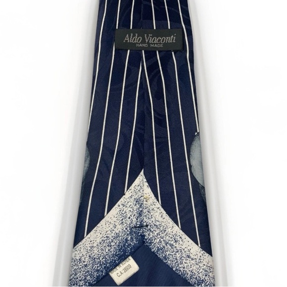 Aldo Visconti Handmade Duo Elephant Tie Unique Quirky Playful Designer Dad Style - Picture 3 of 5